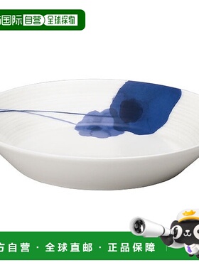 日潮跑腿NARUMI Spring Field 深盘子（蓝色）15 厘米可用微波炉