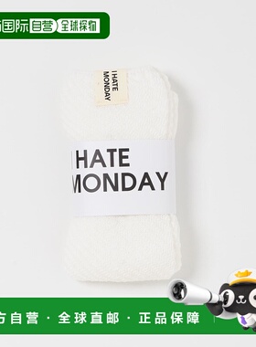 1h可退 日本直邮I HATE MONDAY 女士 时尚中筒袜 KW46IHM2402S13