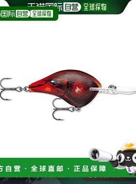 【日本直邮】Rapala乐伯乐路亚鱼饵红棕垂钓5cm 12g DT08DEL