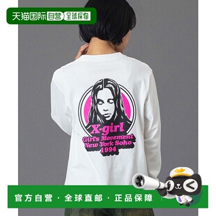 男女同款 长袖 FACE 日本直邮X CIRC AND girl MESSAGE 1h可退 T恤
