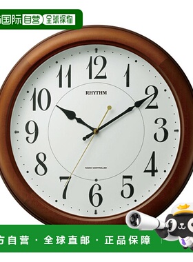 日本直邮韵律钟 电波钟 挂钟 电波挂钟 纯光 M25 4MYA25SR06