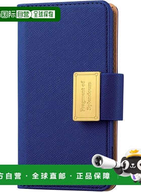 【日本直邮】宜丽客Xperia A4 SO-04G手机壳女手帐型蓝PD-SO04GPL