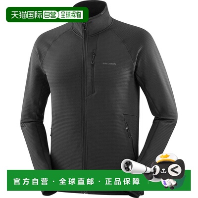 日本直邮SALOMON 男士全拉链抓绒 ESSENTIAL LIGHTWARM LC2443600