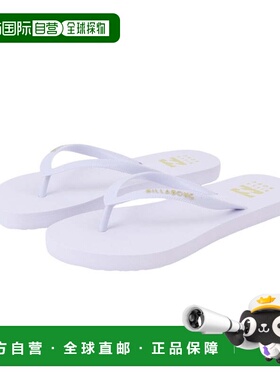 日本直邮BILLABONG 女士 FLIP FLOPS 沙滩凉鞋 白色