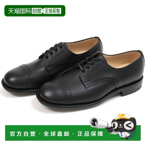 日本直邮Sanders B.G.S.Collection #1944 冲孔德比鞋 黑色 Waxy