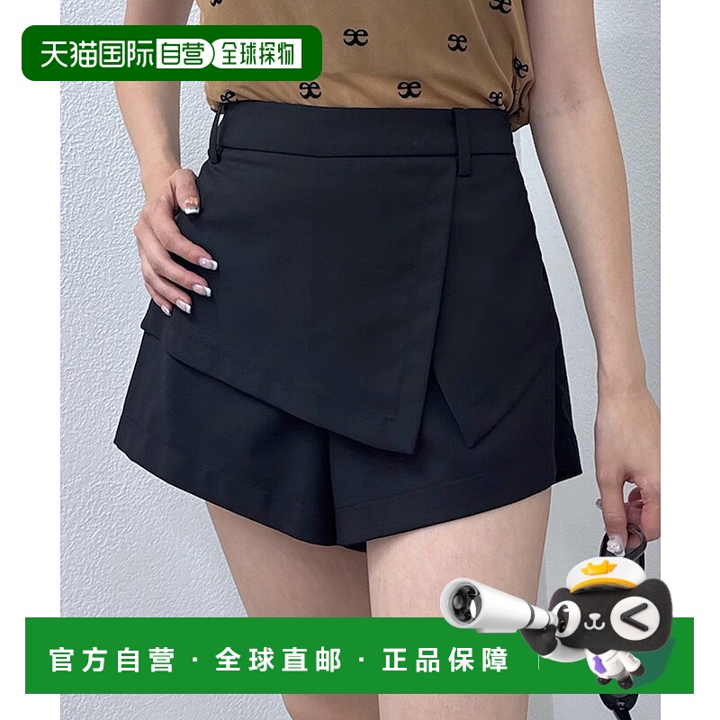 1h可退 日本直邮mline 女装 不对称设计简约迷你裙 MLZ1052101A00