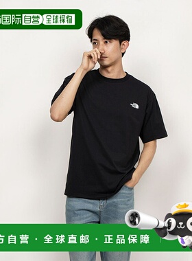 日本直邮 THE NORTH FACE 男士陆地/跑步半袖T恤 NT32585 黑色