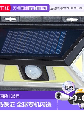 【日本直邮】ELPA LED传感器壁灯 太阳能 ESL-K102SL户外