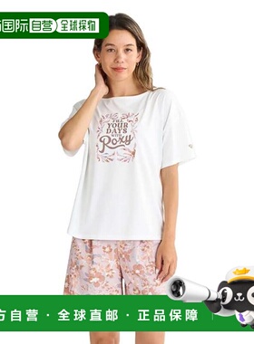 日本直邮ROXY 水着三件套含拉什T恤 ARTSY FLORAL 泳衣套装