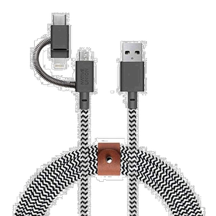 【日本直邮】NATIVE UNION快充数据线 闪电/USB-C/Micro-USB用 斑