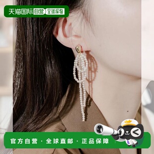 1h可退 日本直邮官方授权 SMELLY 金属珍珠环形耳夹耳环配饰