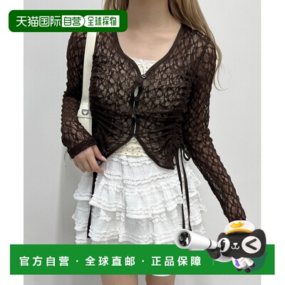 日本直邮PHILLY女装蕾丝开衫外套 PL26SP02L0007