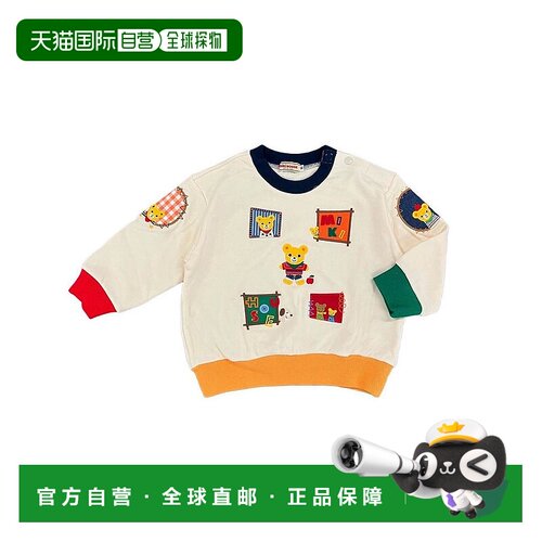 日本直邮日潮 MIKIHOUSE 卫衣 13-5613-142长袖保暖圆领