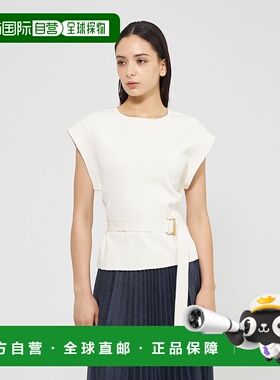 1h可退 日本直邮EPOCA 女士法式袖针织上衣 M5N37557__