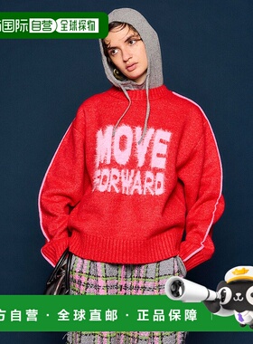 1h可退 日本直邮MAISON SPECIAL 女装 MOVE FORWARD logo针织开衫