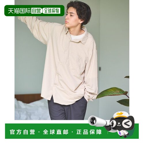 日本直邮UNITED ARROWS green label relaxing 尼龙棉格纹宽松长