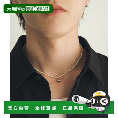日本直邮SENSE OF PLACE 男士 金属图案珠链项链 AA263301202005