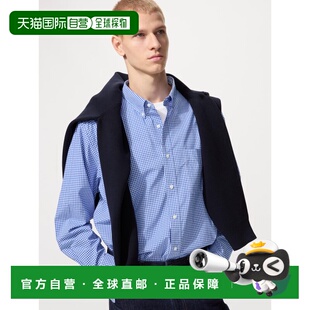 日潮跑腿UNIQLO优衣库 平纹呢衬衫/格子衬衫/纽扣衬衫 482461