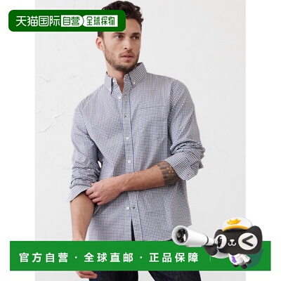 1h可退 日本直邮BANANA REPUBLIC 男士有机棉长袖衬衫 708973