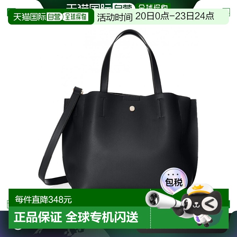 【日本直邮】[Legato Largo]2WAY女士托特包单肩包轻 LH-P0002 黑