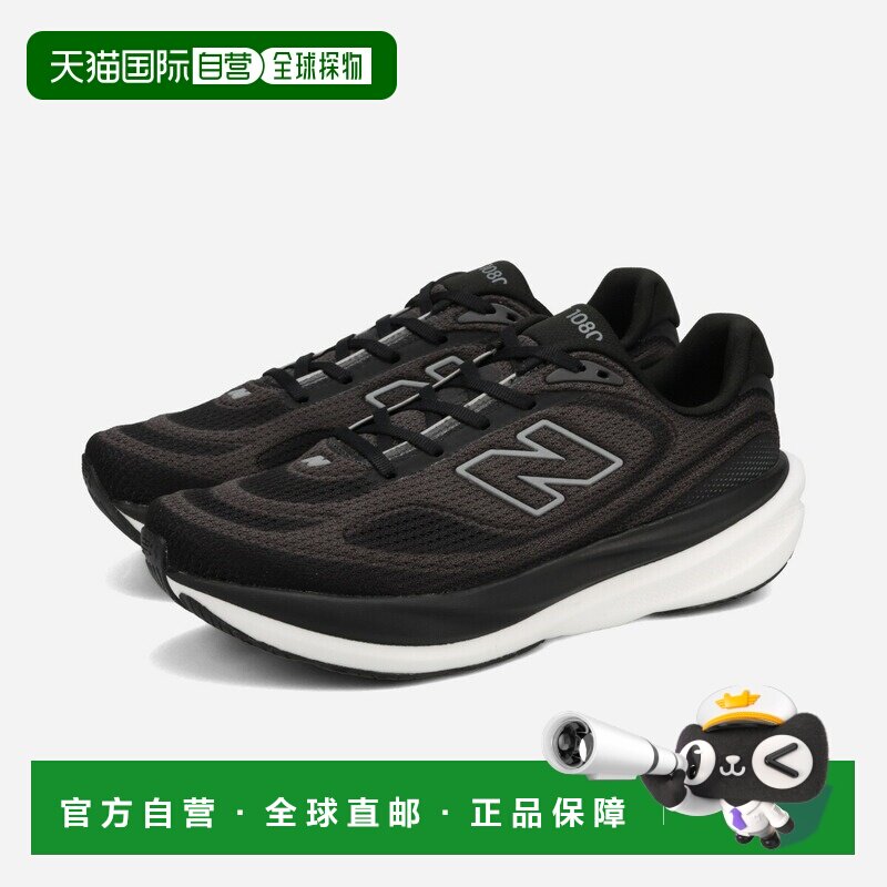 日本直邮NEW BALANCE 1080 V15 男士低帮运动鞋黑色/石板灰/褪色图片