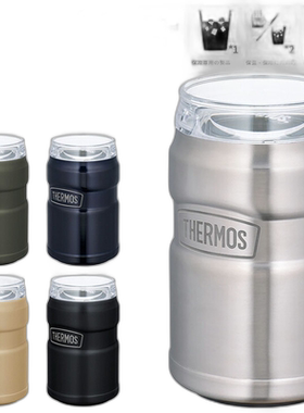 日本直邮 THERMOS 保温/冷 2way 不倒翁真空隔热结构罐装饮料热//