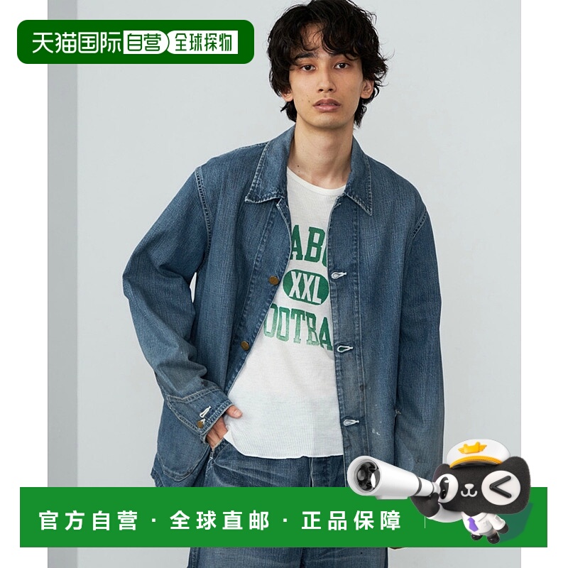 1h可退 日本直邮Lee男女同款宽松丹宁外套 vintage loco夹克 半拉