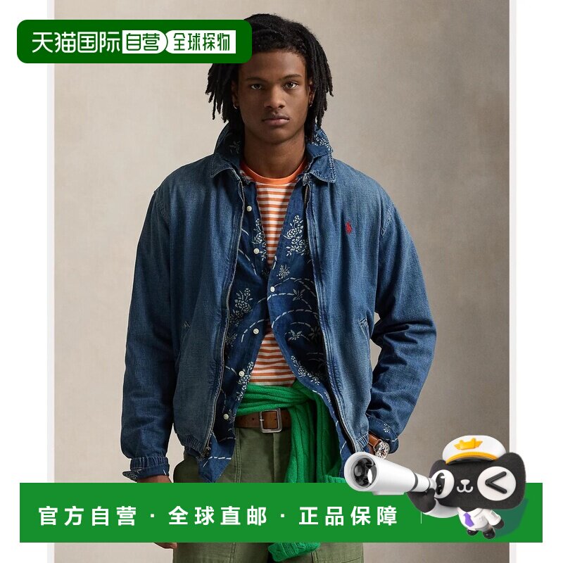 日本直邮Ralph Lauren 拉夫劳伦Polo Bayport靛蓝染色牛仔夹克400