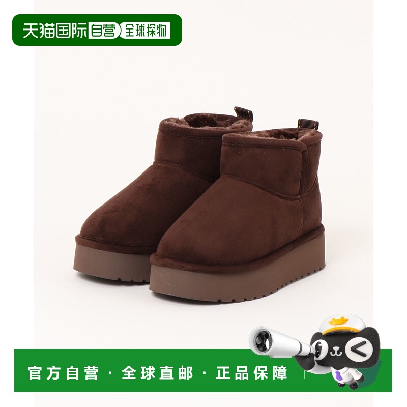 1h可退 日本直邮NUOVO 儿童 仿羊绒风格厚底保暖靴 N9388J 699296