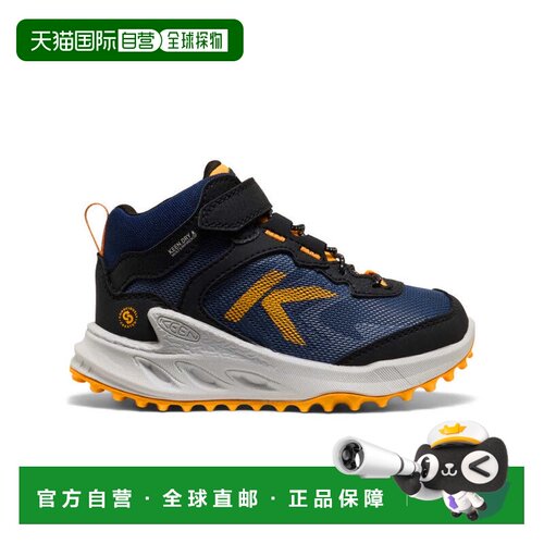 日潮跑腿Keen科恩 儿童 Zionic Mid 防水徒步鞋 NavalAcademy/Bri