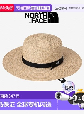 日本直邮THE NORTH FACE 女士拉菲草编织帽 NNW02441 自然色（NA[
