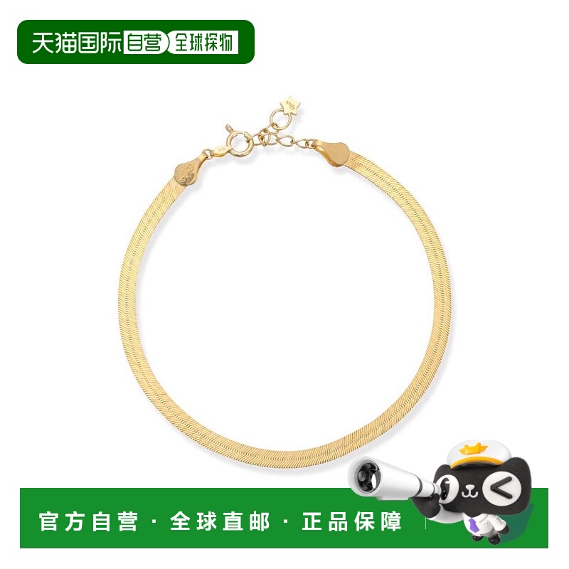 日本直邮日潮 Star JewelryK10 鱼骨链手链 HERRINGBONE番号:2JU0