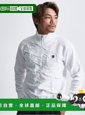 1h可退 日本直邮VIOLA RUMORE 男女同款 半拉链针织衫 紧致版型设