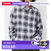 日本直邮FREAK 衬衫 宽松版 1h可退 纯棉格纹长袖 STORE 型 12012
