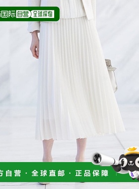 日本直邮INDIVI 可清洗腰橡筋风琴褶裙 [IN1249EW069718]针织衫