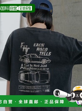 1h可退 日本直邮PAGEBOYLIM 男女同款摩托车插画T恤 498442