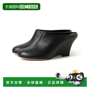 日本直邮BRENTELLA 女装 羊革 楔形跟穆勒鞋 圆头优雅设计 643202