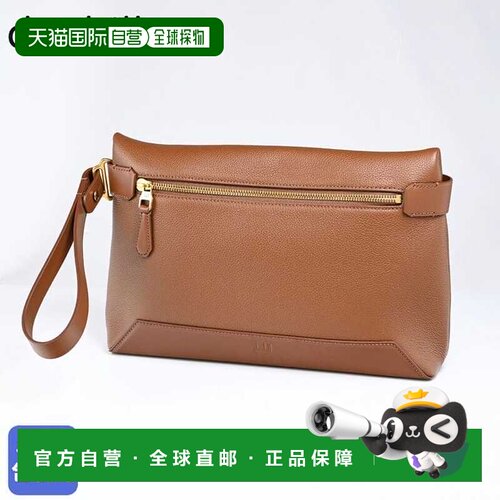 日本直邮dunhill 手拿包拉链袋第二包 1893 背带男士 23R3103GN25