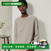 3XL 日潮跑腿GU极优 351327 BLACK MEN 柔软棉质圆领T恤长袖