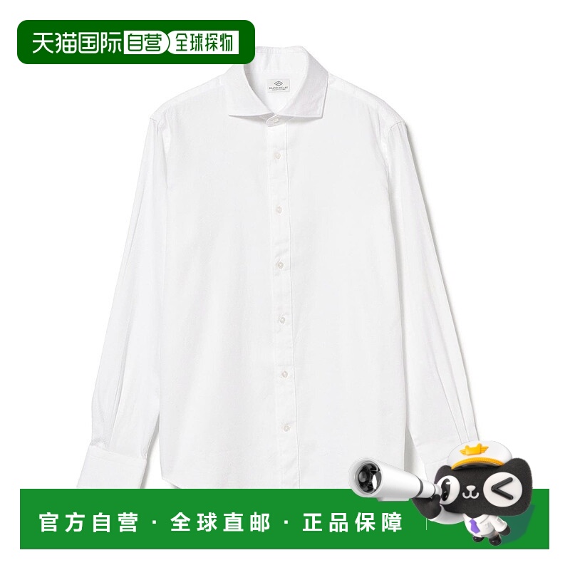 1h可退 日本直邮BEAMS HEART 男士微起毛人字纹修身衬衫 41110054