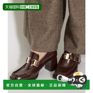 95798101 日本直邮rienda 阔腿毛毛平底鞋 饰修身 2025AW链条装