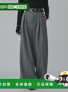 1h可退 日本直邮Lui's 女装 高腰显瘦 多褶宽松西裤 LUZ1052102A0