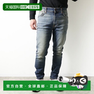 日本直邮Nudie Jeans Lean Dean 男士修身锥形弹力五口袋牛仔裤 1