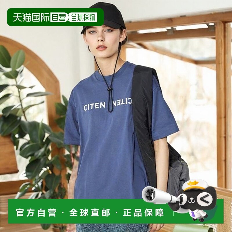 1h可退 日本直邮CITEN大logo T恤连衣裙