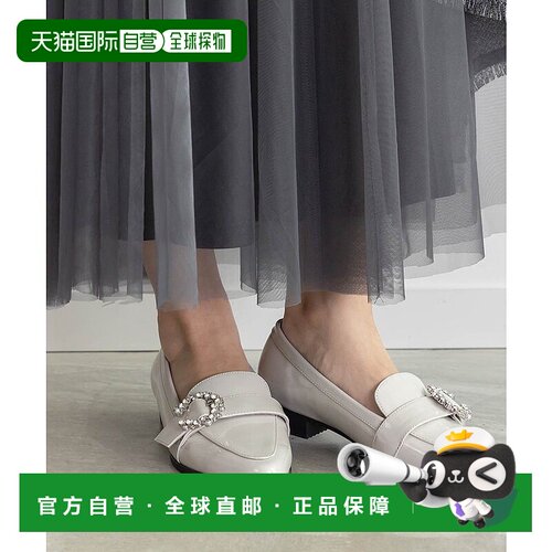 日本直邮RANDA 晴雨兼用可视搭扣乐福鞋 [RA041BW015894] 黑色