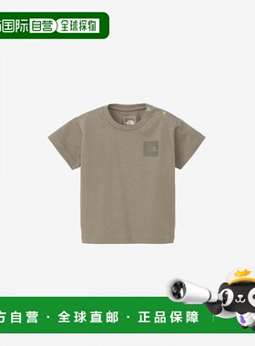 日本直邮THE NORTH FACE 婴儿短袖小方格Logo T恤 (NTB32358-MR)