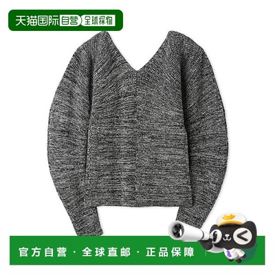 1h可退 日本直邮Mila Owen 女装 V领立体肌理宽松针织上衣 09WNT2