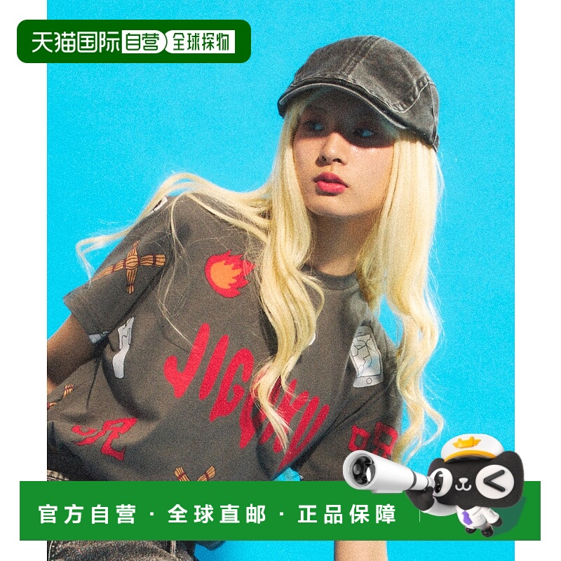 1h可退 日本直邮PUNYUS 男女同款 休闲弯檐帽 宽松版型可调节 PN2