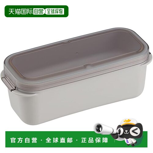 【日本直邮】斯凯达 便当盒2段930ml 日本制 白色 PALB10-A密封