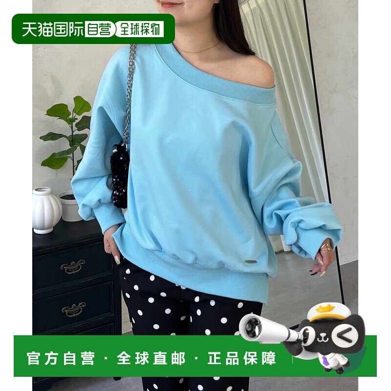 日本直邮prose verse 女装 船领金属下摆卫衣 PVZ1061106A0001